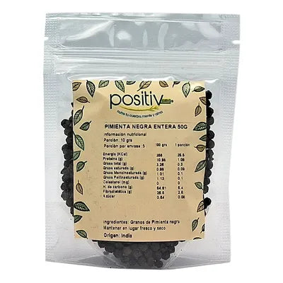 Pimienta negra entera 50 grs