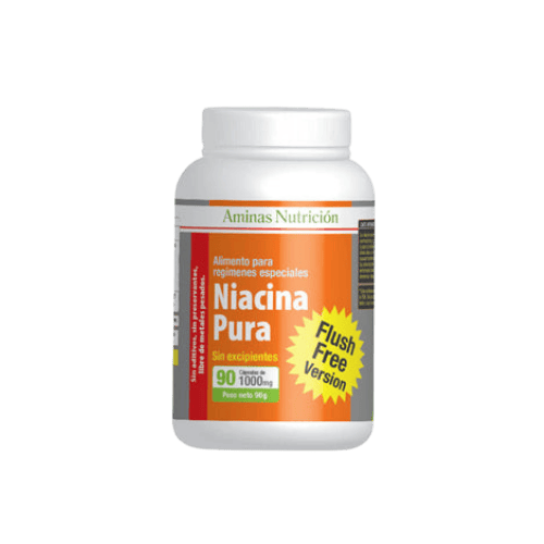 Niacina pura 500 mg. flush free
