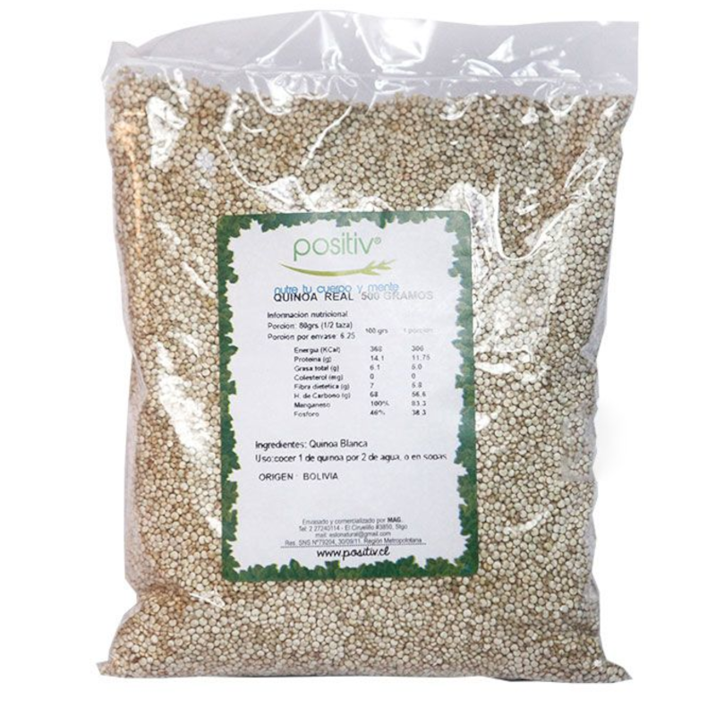 Quinoa real blanca 500 grs