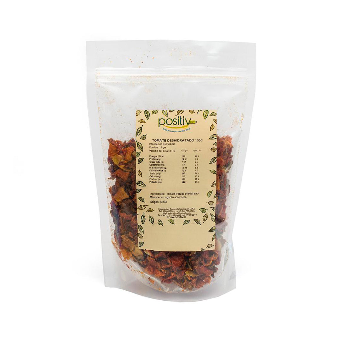 Tomate deshidratado 100 grs