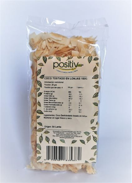 Coco chips tostado 100 grs