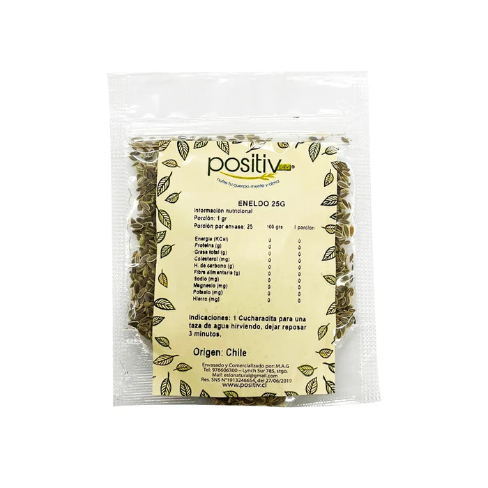 Eneldo entero 25 grs