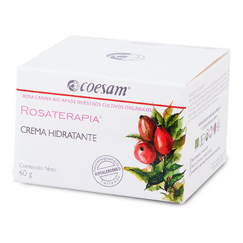 Crema rosa mosqueta hidratante colágeno