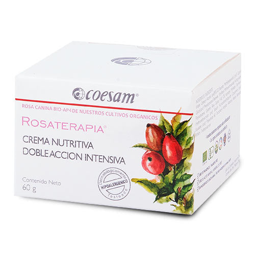 Crema rosa mosqueta nutritiva doble acción