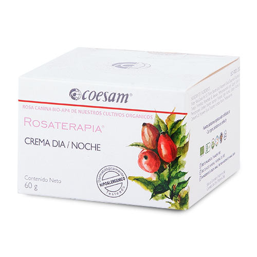 Crema rosa mosqueta día y noche