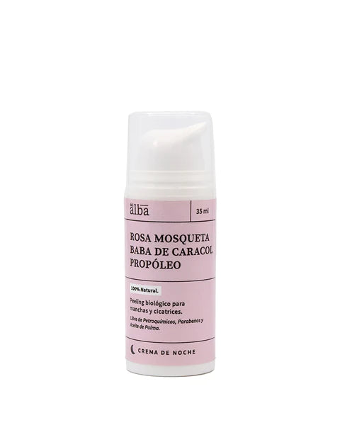 Crema rosa mosqueta caracol