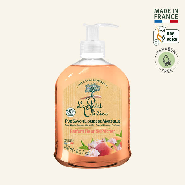 Jabón líquido Marsella flor de durazno