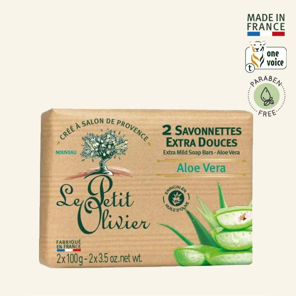 Jabón aloe vera (2x100)