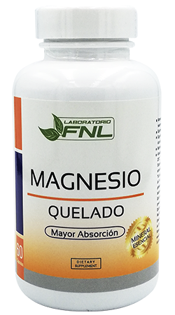 Magnesio quelado 540 mg.