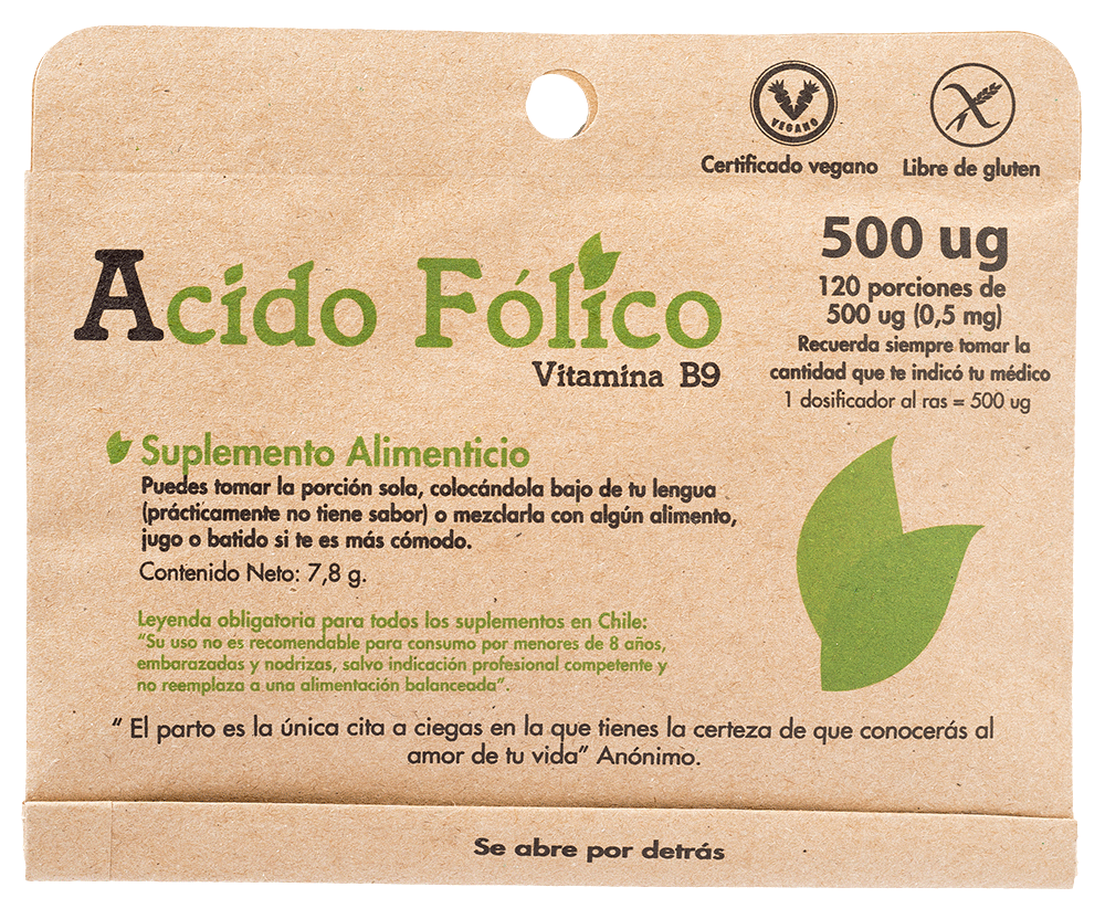 Ácido fólico polvo