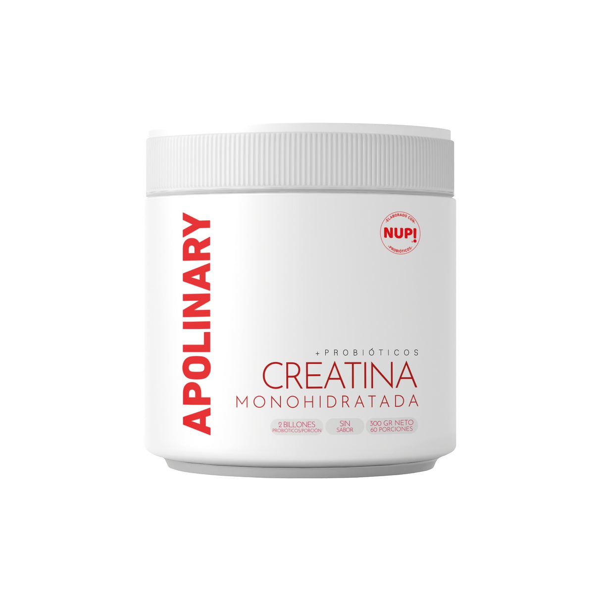 Creatina + Probióticos x300 grs, Apolinary NUP
