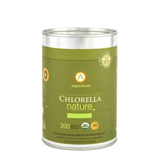 Chlorella polvo orgánica