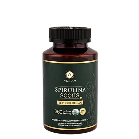 Spirulina orgánica tableta 500 mg.