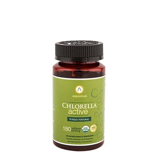 Chlorella orgánica 500 mg.
