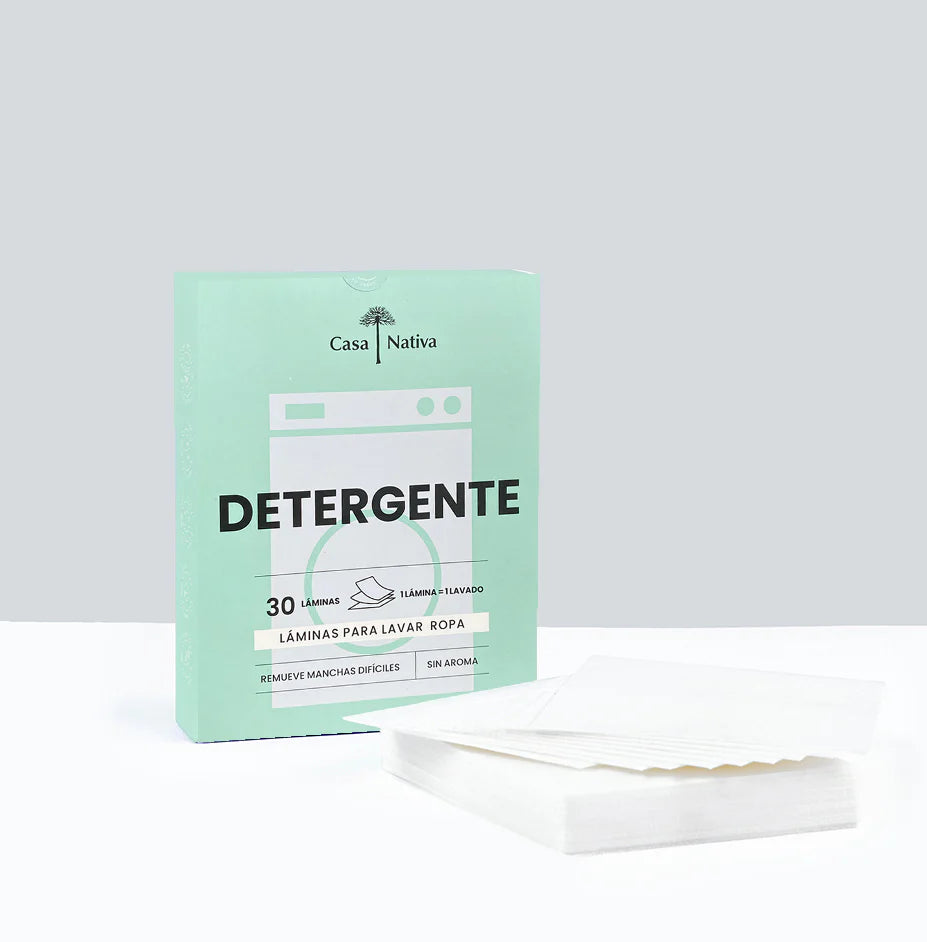 Detergente en Láminas Sin Aroma