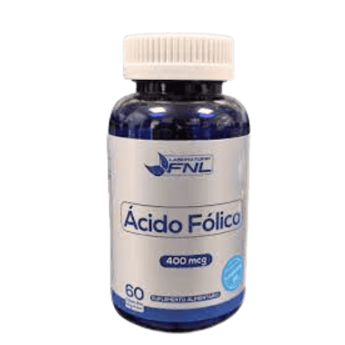 Ácido fólico B9 400 mcg.