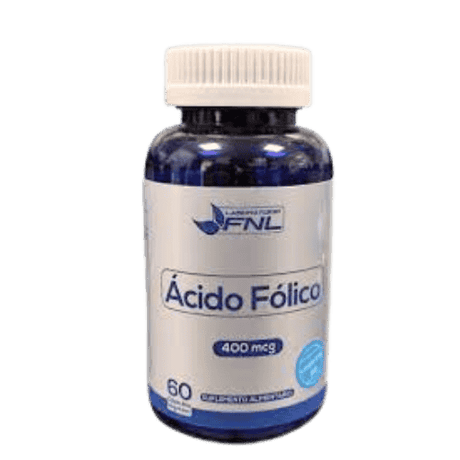 Ácido fólico B9 400 mcg.