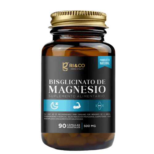 Bisglicinato de magnesio 500 mg 90 caps Rico Spa