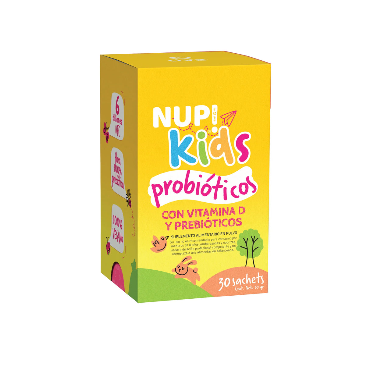 Probióticos Kids 6 billones 30 sachet. NUP!