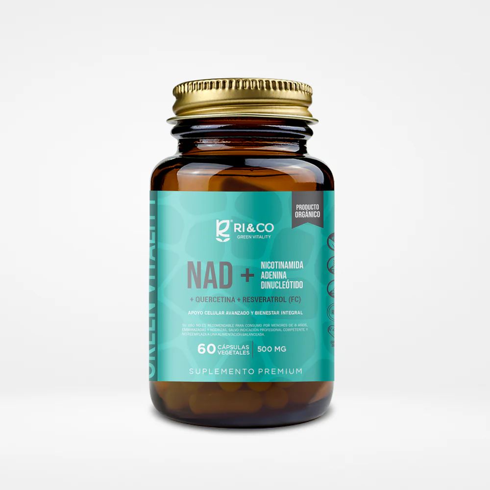NAD + quercetina + resveratrol 60 cáps. Ri&Co