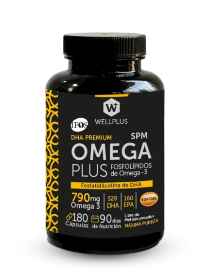 Omega plus 790 mg. 180 capsulas