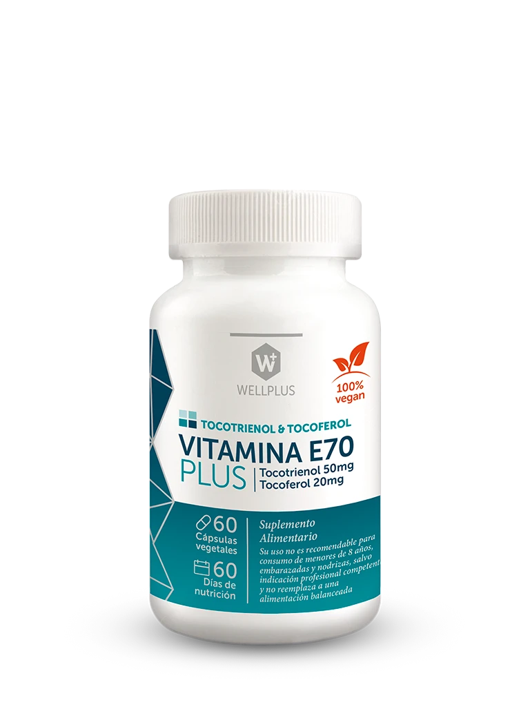 Vitamina E70 Plus 60 cápsulas