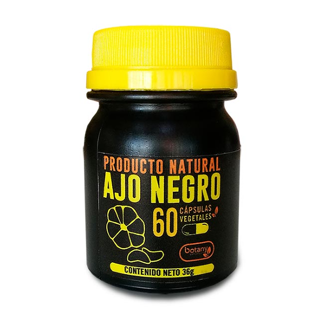 Ajo negro cápsula vegetal