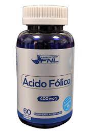 Ácido fólico B9 400 mcg.