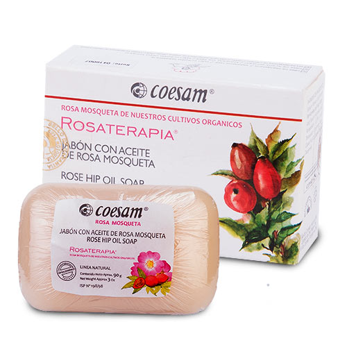 Jabón rosa mosqueta