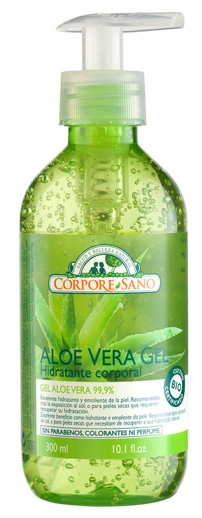 Aloe vera gel corporal orgánico