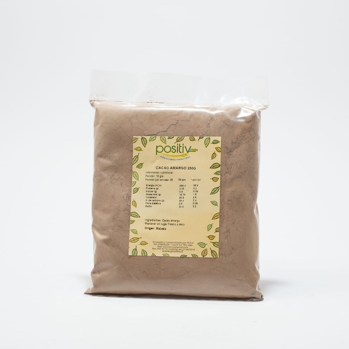 Cacao amargo
