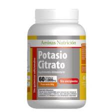Citrato potasio 1000 mg.