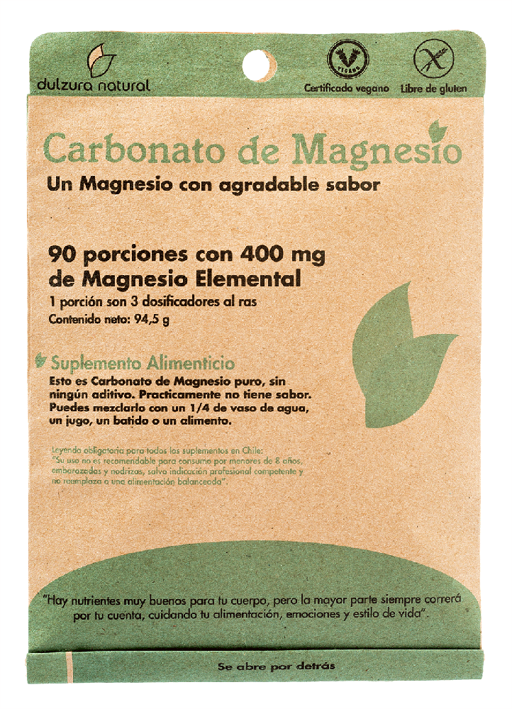 Carbonato magnesio polvo