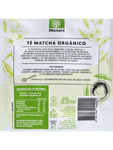 Té matcha polvo orgánico