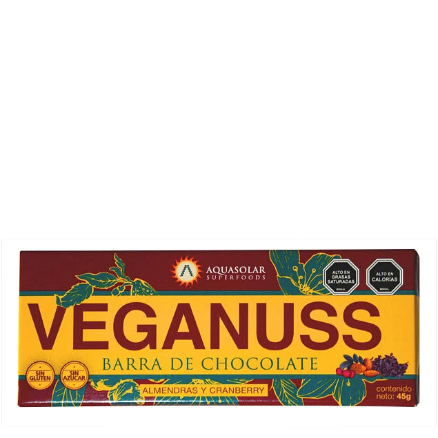 Veganuss chocolate s/azúcar s/gluten